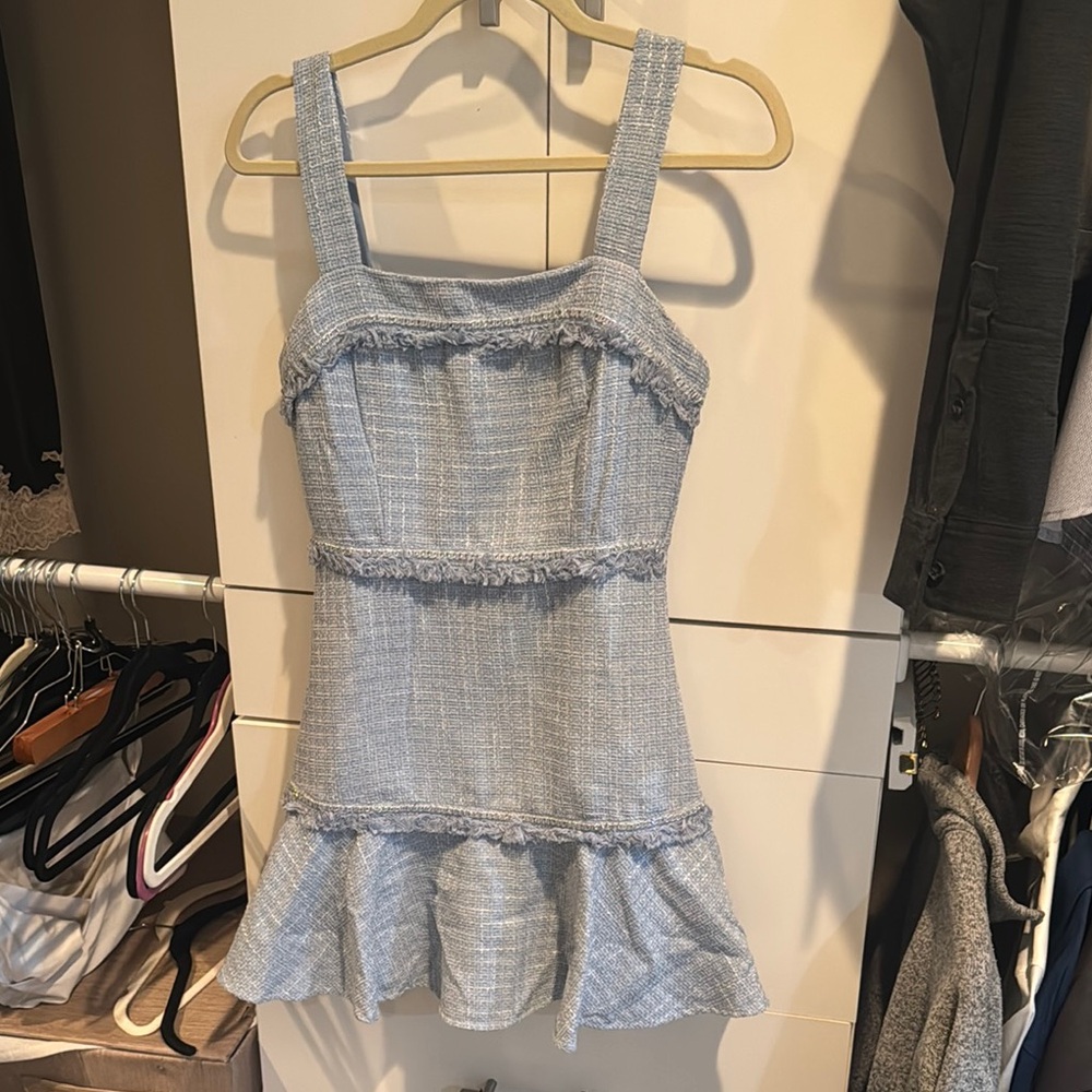 All in Favor Blue Mini Dress